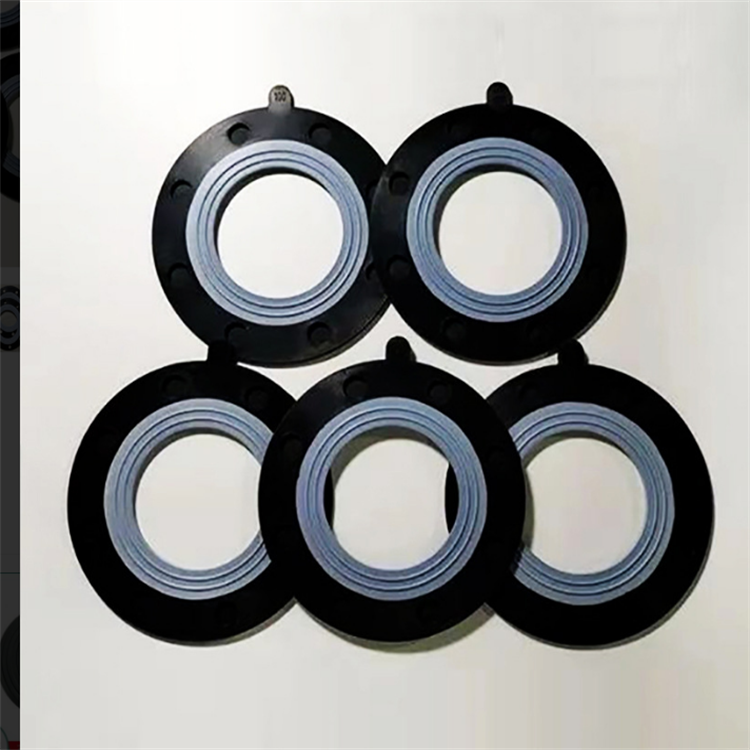 PTFE+EPDM四氟橡膠包覆墊高溫有彈性聚四氟乙烯復合墊片一片起訂